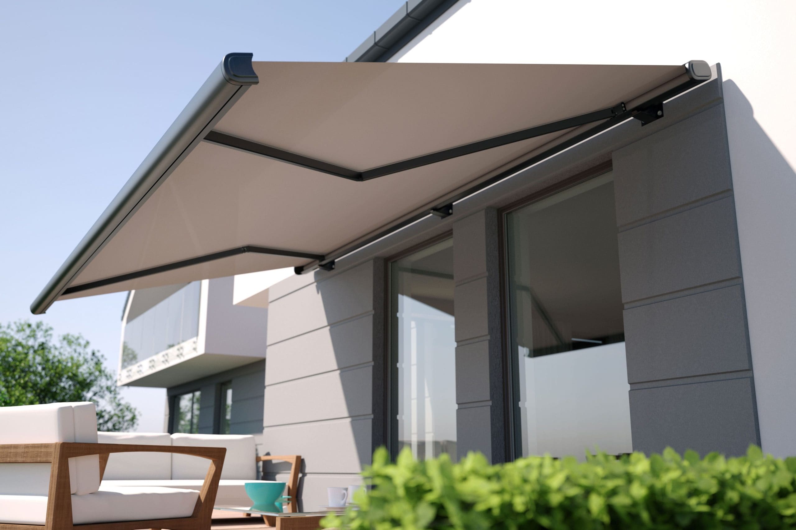 Residential awning installation in Lincoln